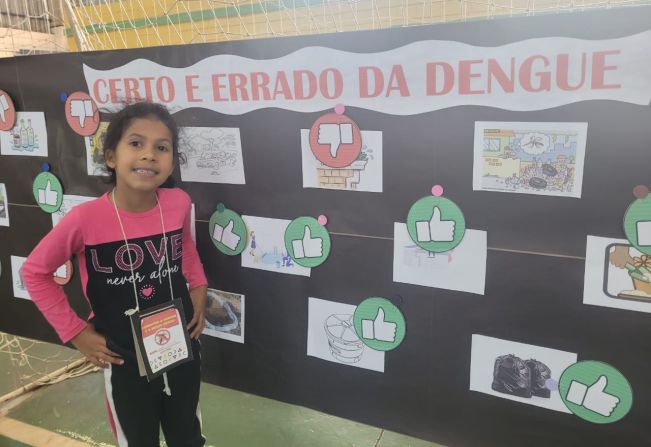 EMEF Prof.ª Evanilde Shirley de Oliveira Majewski realiza 1ª Gincana contra a Dengue